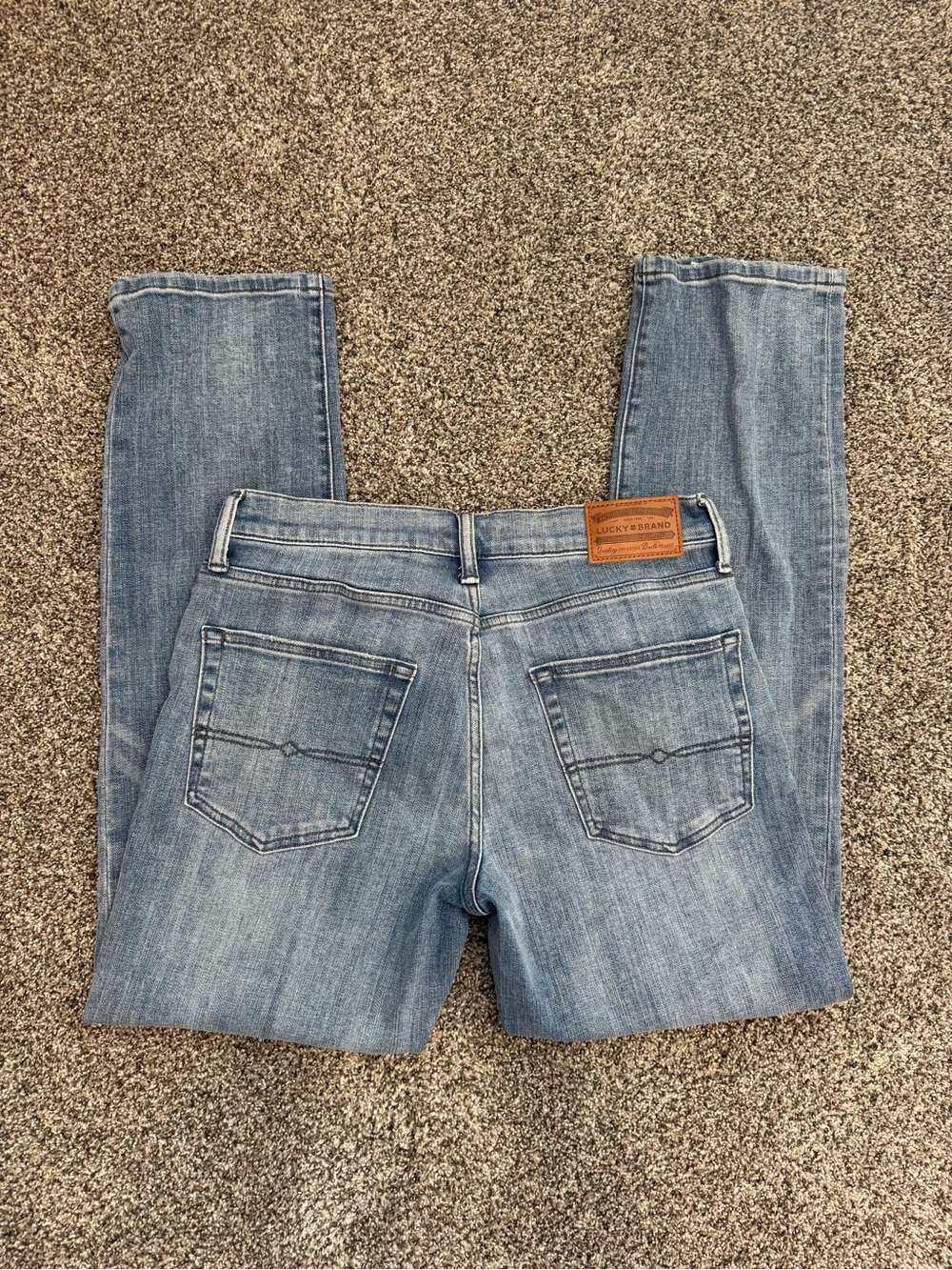 Lucky Brand Men’s Straight Jeans Light Blue